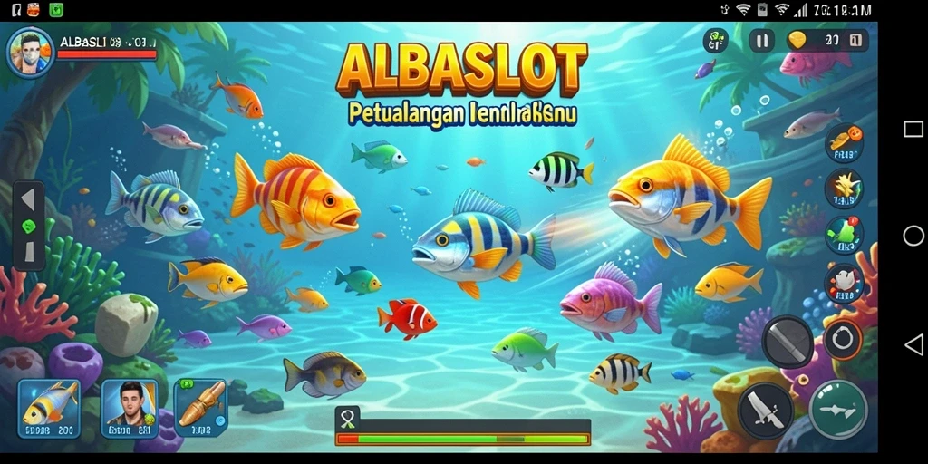 Tangkapan layar dari gameplay ALBASLOT yang seru dan penuh aksi.