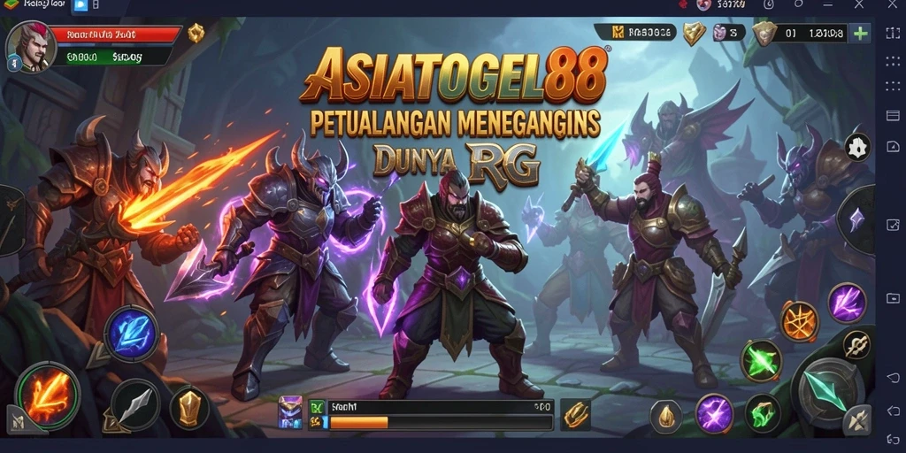 Tampilan gameplay menarik dari ASIATOGEL88 yang mengusung elemen RPG.