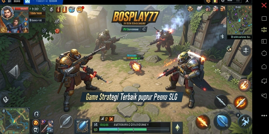 Tampilan gameplay menantang dari BOSPLAY77 yang penuh strategi.