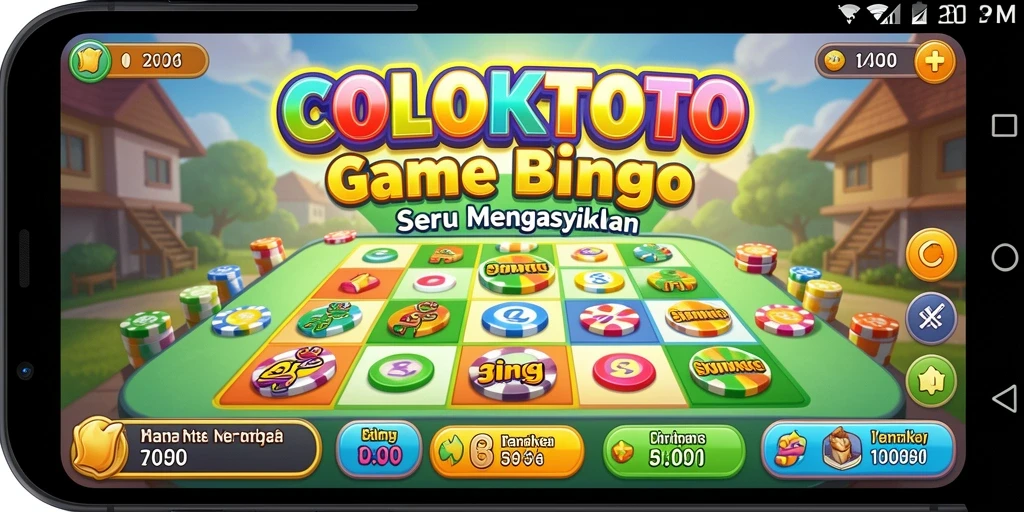 Screenshot gameplay COLOKTOTO yang menampilkan pengalaman Bingo yang seru.