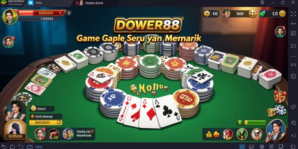 Tampilan gameplay seru DOWER88 dengan desain yang menarik.