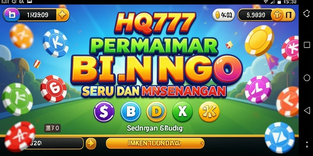 Tampilan gameplay seru dalam HQ777 Bingo.