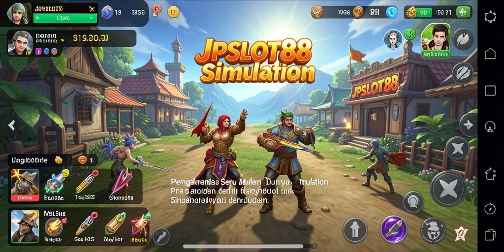 Screenshot utama JPSLOT88 menampilkan gameplay yang mendebarkan.