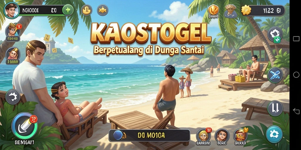 Tampilan screenshot yang menunjukkan keseruan gameplay KAOSTOGEL.