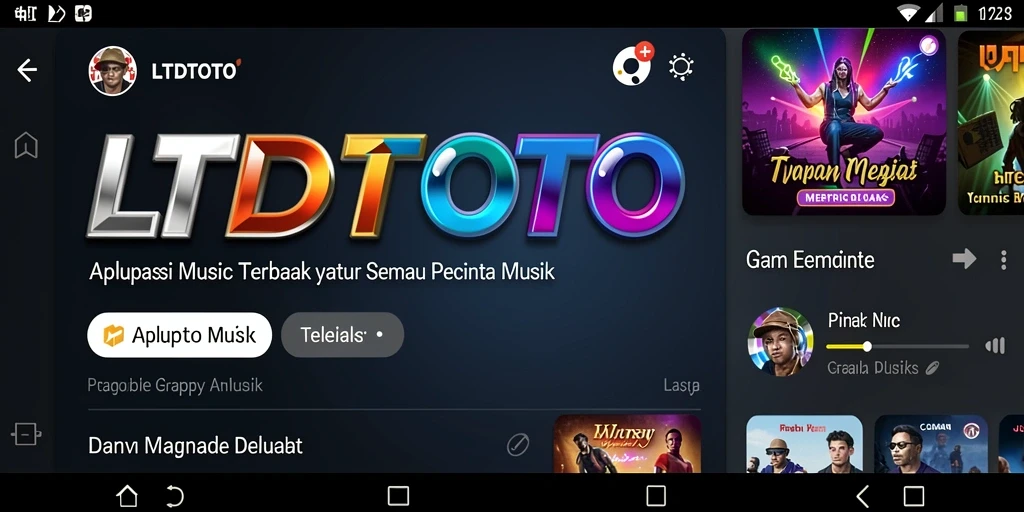 Tampilan menarik dari LTDTOTO saat memainkan lagu-lagu musik.
