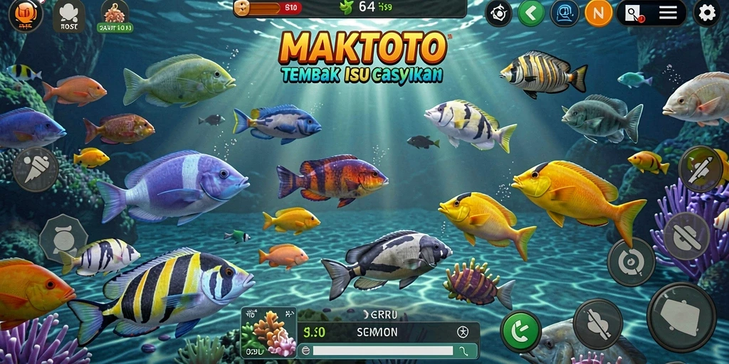 Gameplay seru Tembak Ikan di MAKTOTO yang mengasyikkan.