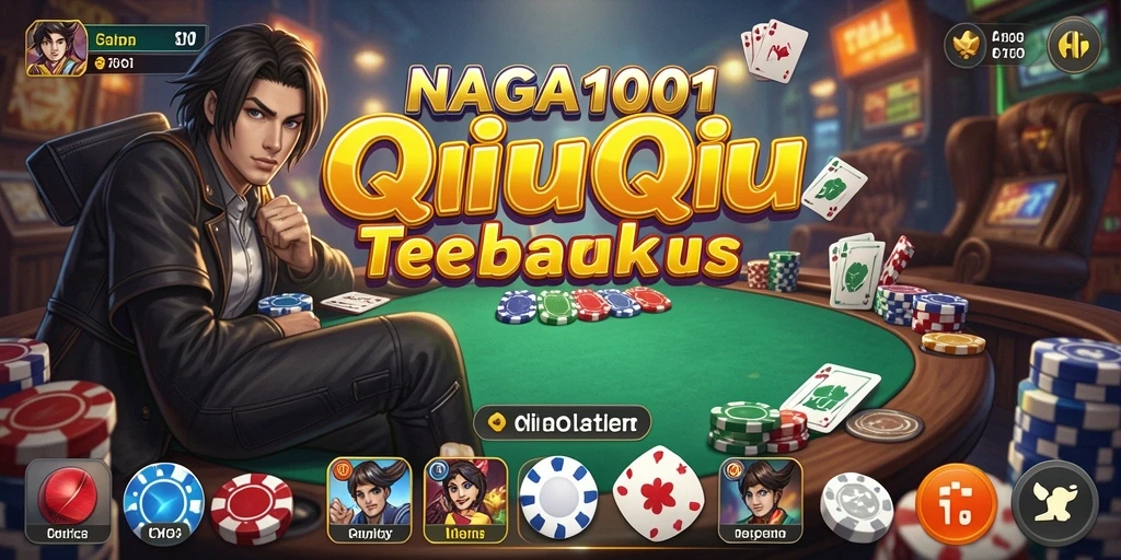 Tampilan gameplay seru NAGA1001 dalam permainan QiuQiu.