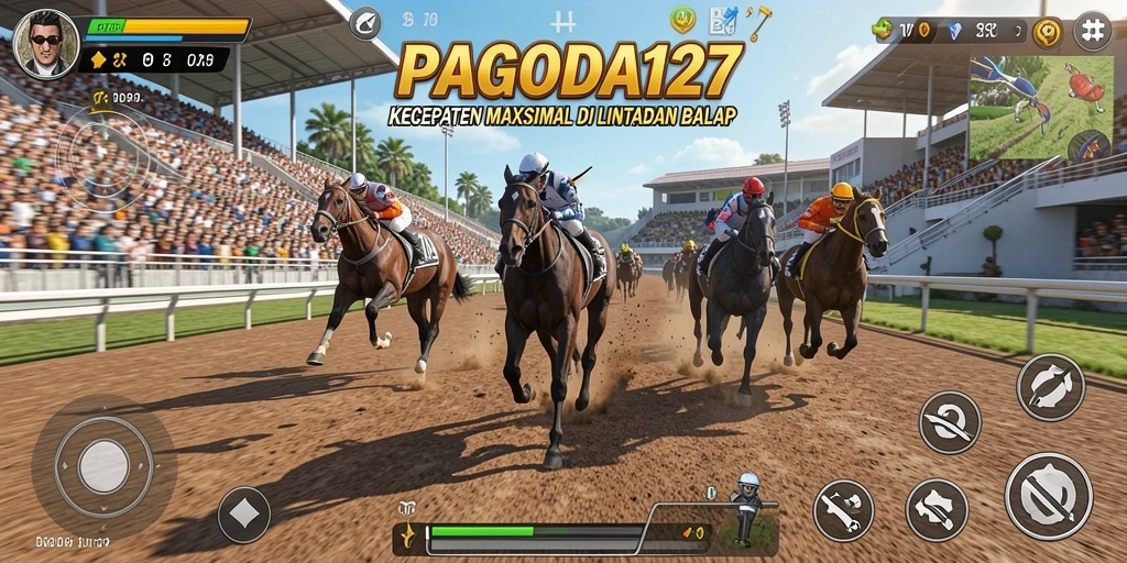 Gameplay seru PAGODA127 yang menampilkan aksi balap motor.