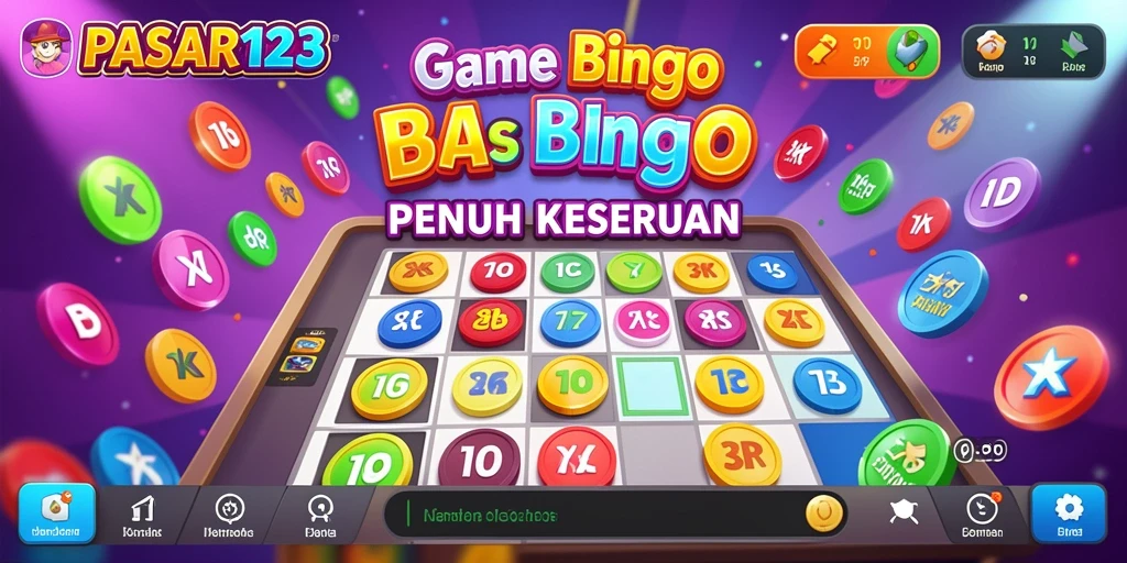 Tampilan gameplay seru dari aplikasi Bingo PASAR123.