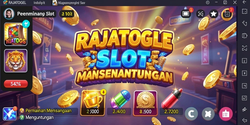 Gameplay seru RAJATOGEL dengan berbagai tema menarik dan peluang menang tinggi.