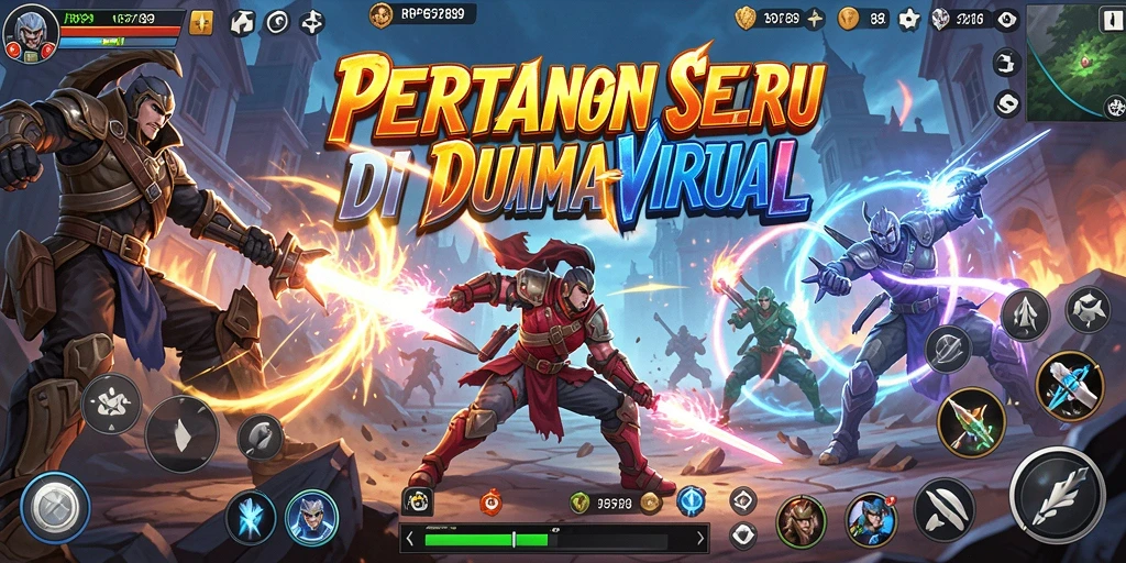 Gameplay menegangkan di arena pertarungan RP6789.
