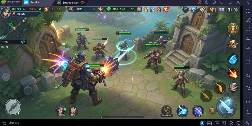 Tampilan gameplay menarik di RR33 dengan strategi SLG yang mendalam.