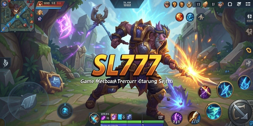 Tangkapan layar SL777 menampilkan aksi tempur karakter yang mendebarkan.