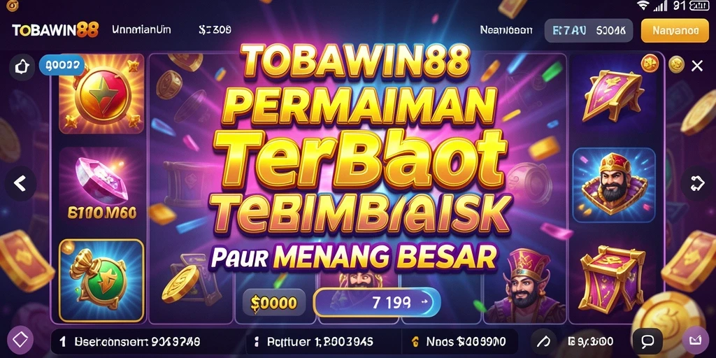 Gameplay menarik dari TOBAWIN88 dengan berbagai tema slot.