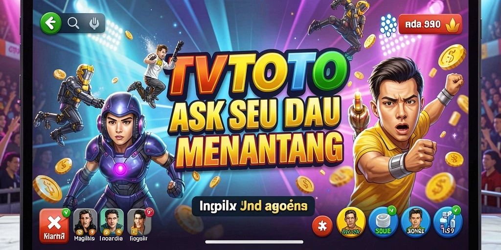 Tangkapan layar gameplay seru dari TVTOTO yang menampilkan aksi mendebarkan.